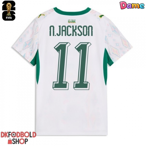 Senegal Nicolas Jackson #11 Hjemmebanetrøje Dame VM 2026 Kort ærmer